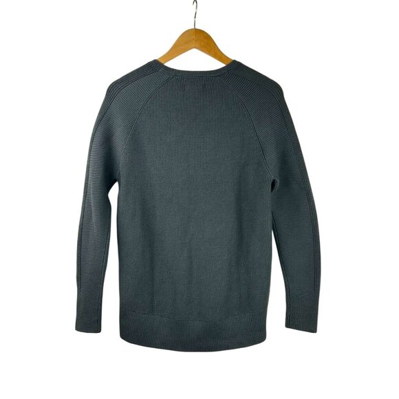 Athleta Women's Size XXS Hanover Sweater Gray V-Neck Wool Blend - Picture 2 of 14